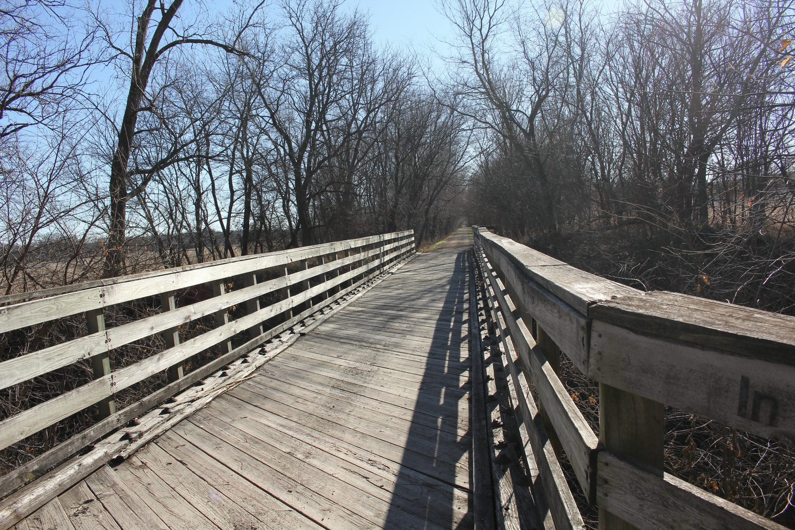 Looking south (railroad east)